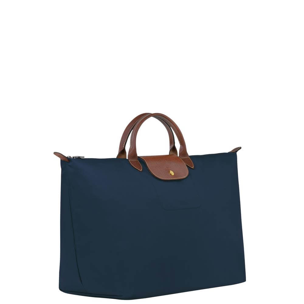 Longchamp store blue tote